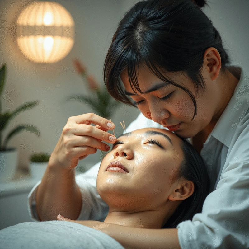 Augenakupunktur für bessere Sehkraft